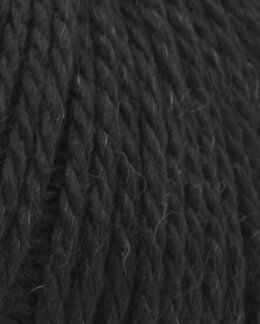 Garn Silky Wool Schwarz