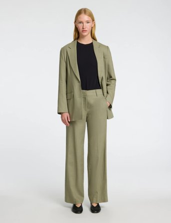 Selected Slftania-Rita Mw Wide Pant Noos - Green - 36