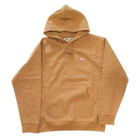 Obey Hoodies Brun, Herre, Størrelse: XL