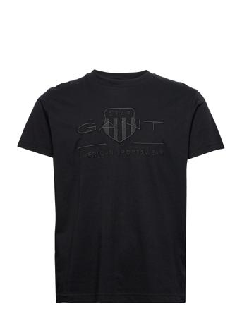 D1. Tonal Archive Shield T-Shirt T-shirt Sort GANT