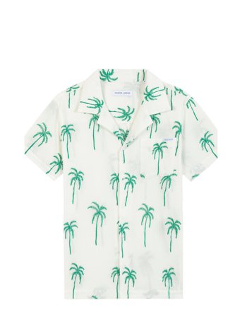 Maison Labiche Germain Palm - White - M