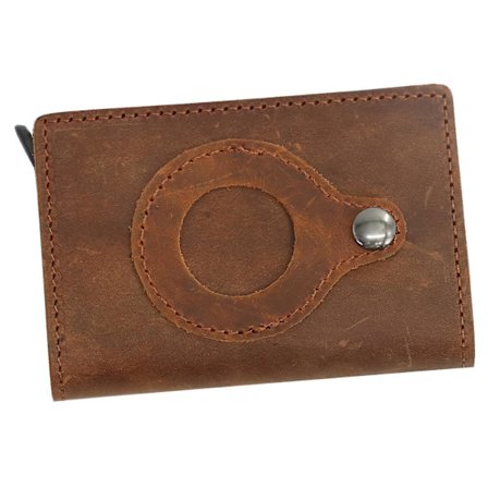 Kredittkortholder i skinn, multifunksjonskortlommebok med myntlomme