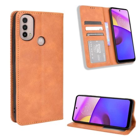 Bofink Vintage läder Motorola Moto E30 / Motorola Moto E20 / Motorola Moto E40 fodral - Brun