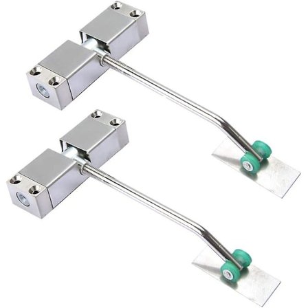 2 stk. Dørpumper, Automatisk dørpumpe med mekanisk hastighetskontroll opptil 20 kg, Leveres med sekskantnøkkel og skruer