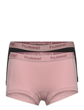 Hmlcarolina Hipsters 2-Pack Night & Underwear Underwear Panties Rosa Hummel