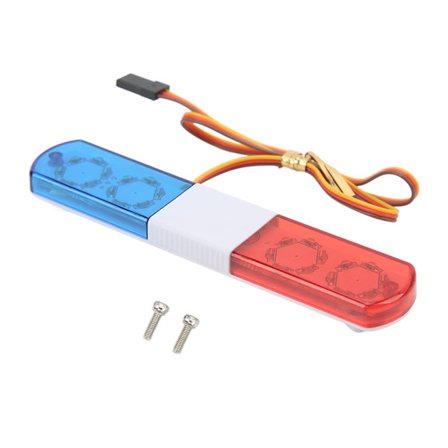 RC LED -poliisivalojen simulaatiosuunnittelu 4 tilaa RC -poliisivalo LED -hälytysvalo 1/8 1/10 RC -autoille Punainen Sininen