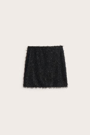 Kappahl | Skjørt med frynser | Svart