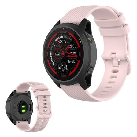 Garmin Forerunner 745 grid silikon klockarmband - roserosa