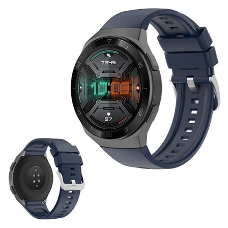 Huawei Watch GT 2e silikoninen kellonauha - Keskiyön Sininen