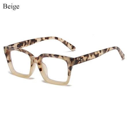 Anti-UV Blue Rays Glasögon Datorglasögon BEIGE