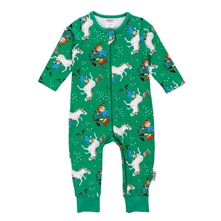 Peppi Pitkätossu - Itsevarma vihreä pyjama