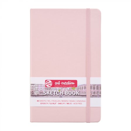 Art Creation Sketchbook Large Pastel Pink