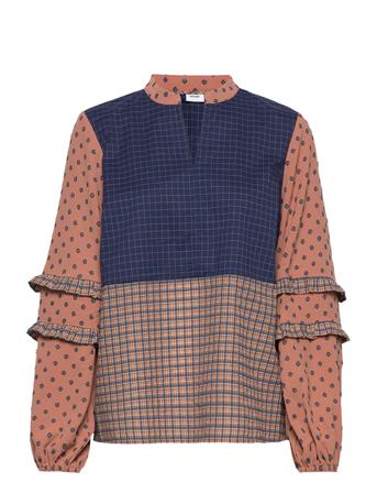 Nugerda Shirt Bluse Langermet Multi/mønstret Nümph