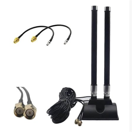 5G CPE Router-antenn LTE SMA-haneantenn Hög förstärkning 46DBi 5G Extern förlängningskabel Magnetbasantenn