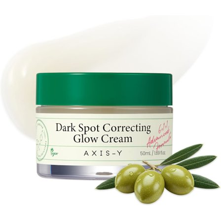 AXIS-Y Brightening and Moisturizing Ansiktskräm innehåller 2% alfa-arbutin, 5% niacinamid och ceramider.