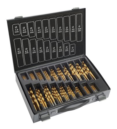 Ironside 202689 Spiralborsett HSS, 170 stk, Maskintilbehør & forbruk