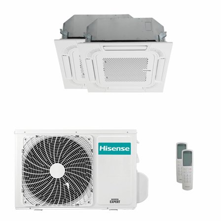Condizionatore Hisense Cassetta ACT dual split 9000+12000 BTU inverter A++ unità esterna 4.1 kW