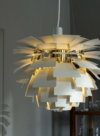 PH Kongle taklampe Ø60 - dusty green/messing