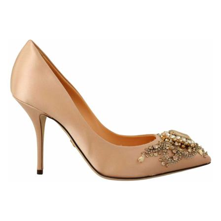 Dolce & Gabbana Crystal Embellishment Pumps Sko inbo, Dame, Størrelse: 37 EU