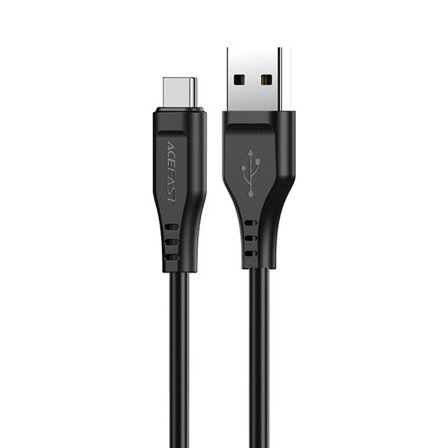 Acefast USB-kabel - USB typ C 1,2m, 3A svart (C3-04 svart)