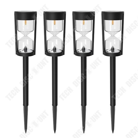 Solarlampa - TECH DISCOUNT - Timer - IP65 - Utomhusbelysning - Solenergi