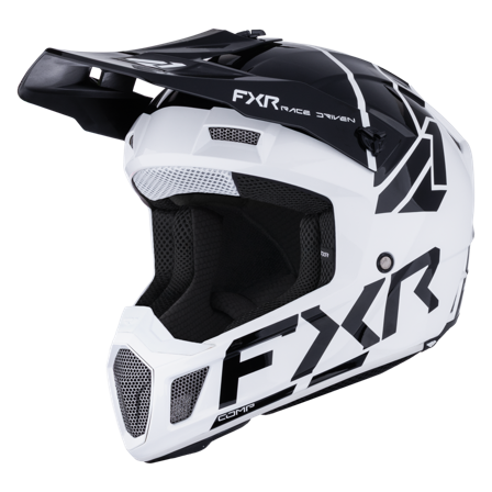 FXR Clutch Comp MX Helmet 26 White/Black S