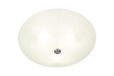 Aneta Lighting STRÅLA plafond 42 cm, hvit/stål, 3x40W E14 Ø420 H140