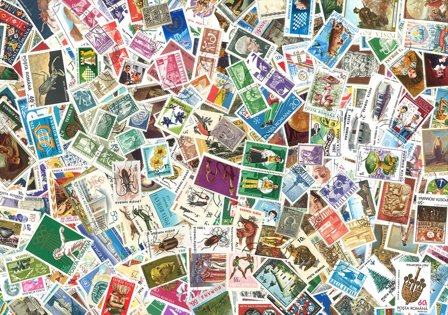 Rumænien - Frimærkepakke - 500 forskellige