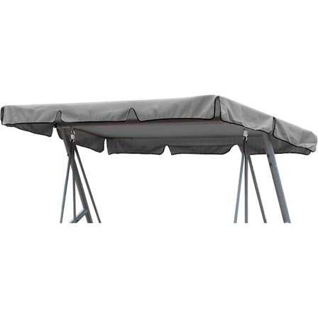 Ersättningstak hängmatta universell grå ersättningsöverdrag soltak