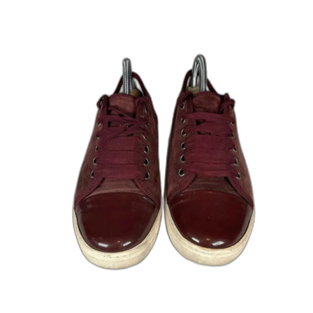 Vinröda sneakers lanvin