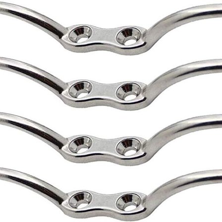 Klampe til blindkrog, mastklampe, krog i rustfrit stål til KLB