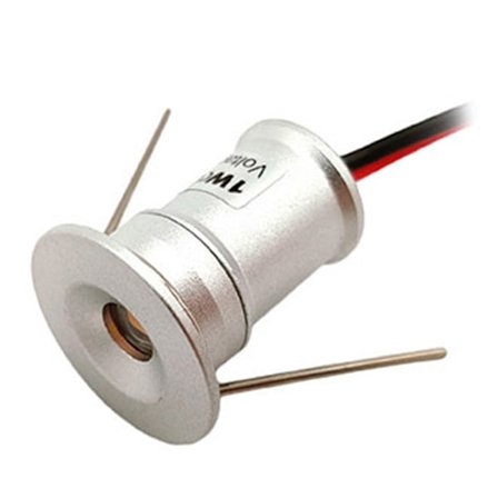 12V inbyggd 1W liten spotlight skåp vinskåp smyckesdisplay skåplampa tak mini downlight tumljus