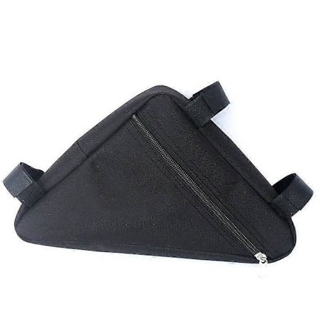 Sykkelramme Oppbevaringsveske, Sykkelveske Sykkelramme Veske Front Sal Sykling Sykkel Tilbehør Topprør Trekant Verktøyveske (Svart)