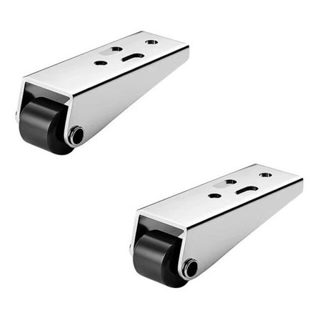 4 stk. Skydedørspor Rulle Port Hjul Stille Vertikal Møbel Flytbar Bærende Hjul Universal Støttehjul Bordben Mobil Rulle (FMY) 2 stk.