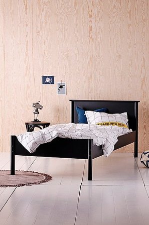 Jotex - Łóżko Dziecięce 90x200 Cm Czarny - GIRONA - Kup Łóżka dla dzieci i łóżeczka dla niemowląt firmy Jotex