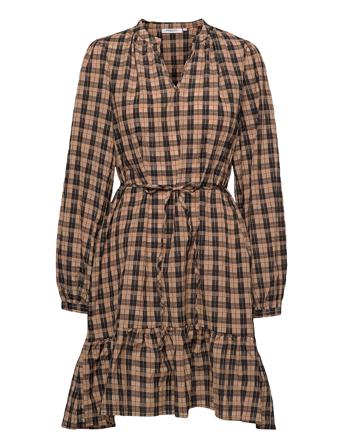 Florene Ls Dress Aop Black MOSS COPENHAGEN