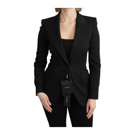 Dolce & Gabbana - Blazer - Svart - Dam - Storlek: 3xs, Dam, Storlek: 3XS