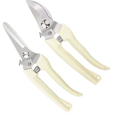 Trädgårdsbeskärsax med verktygsdesign med två olika funktioner