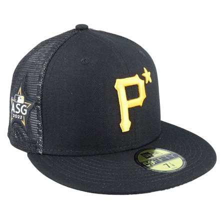 New Era - Negro fitted Gorra - Pittsburgh Pirates MLB22 All Star Game Wo 59FIFTY Black Mesh Fitted @ Hatstore
