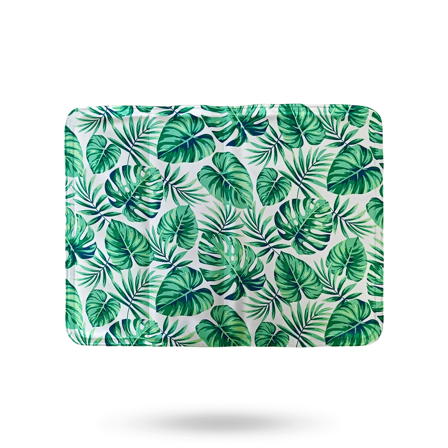 Ozami - Ozami Cooling Mat Kyldyna - Green Leaf - Hundflytväst, hundpool, flytande hundleksaker