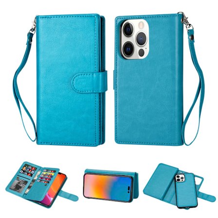 Praktiskt 9-Kort Plånboksfodral - iPhone 14 Pro