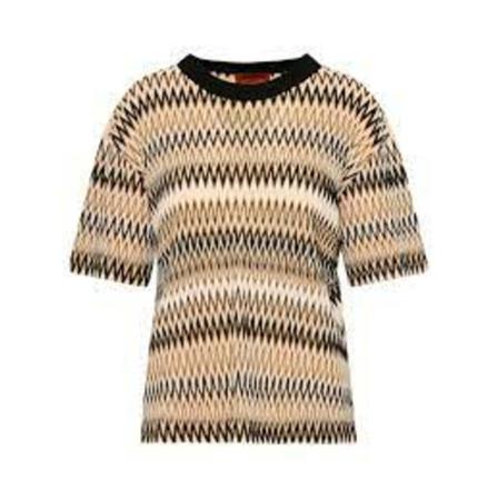 Missoni, T-Shirts Beige, Dames, Maat:S