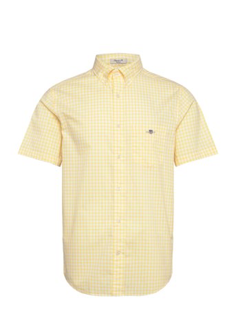 GANT | Reg Poplin Gingham Ss Shirt | M