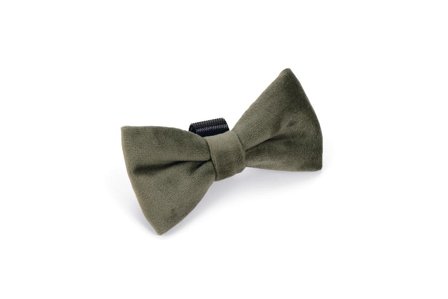 Designed by Lotte Velur Sløyfe, Grønn - 9cm