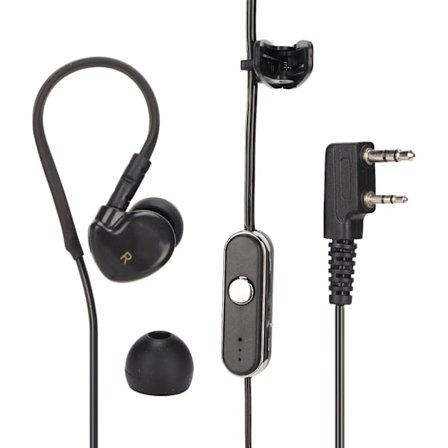 K-pään Walkie Talkie -kuulokemikrofoni radiokuulokkeet Baofeng Uv5R 888S:lle Kenwood Walkie Talkiesille
