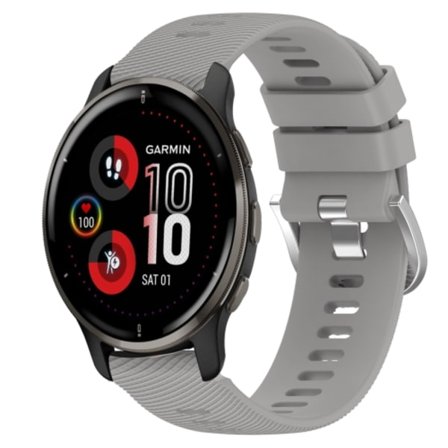 För Garmin Venu 2 Plus 20 mm enfärgad mjukt watch