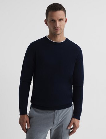 Reiss Wessex - Navy - M