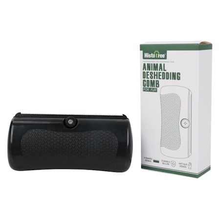 2025 Opgraderet børste til fjernelse af hunde- og kattehår - Hundebørste til underuld, komfortabelt håndtag, værktøj til fjernelse af kæledyrshår - 