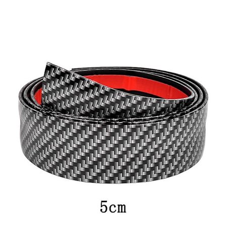 3/5/7/10cm Bil Kulfiber Dør Side Anti Kollisions Kofanger Karrosseri Klistermærker Bil Styling Anti Rids Klistermærker Auto Tilbehør 1m| |