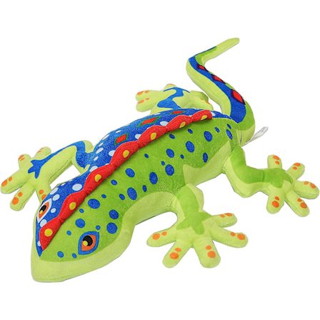 Realisttisk øgle bamse, myk øgle plussleleke med flekker